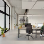 verbouwing kantoorruimte Becoming Mechelen Interieurkabinet